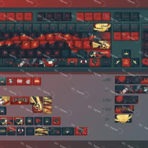 Zenless Zone Zero Lighter Keycap Game Character & Lighter Display Keyboard ZZZ Sons of Calydon 140+ Keycap