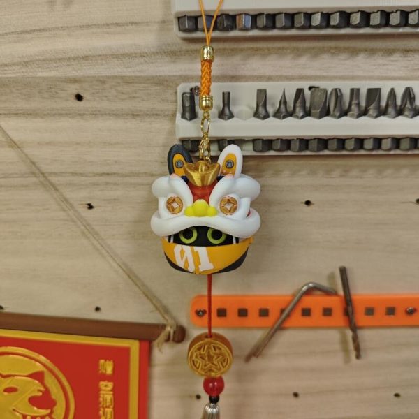 Zenless Zone Zero 3D Printed Bangboo Lion Dance Desktop Pendant