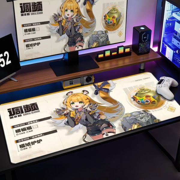Zenless Zone Zero Obol Squad, Yunkui Summit Faction Mouse Seed Mousepad, Orphie, Trigger, Evelyn, Astra Yao, Ju Fufu, Pan Yinhu, Yi Xuan, Caesar King Anime Deskmat