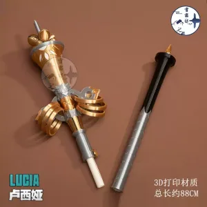Zenless Zone Zero Lucia Cosplay Props Staff Weapons