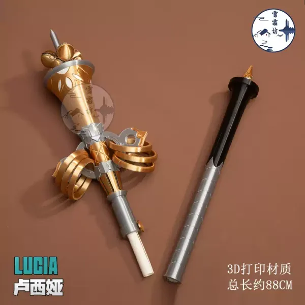 Zenless Zone Zero Lucia Cosplay Props Staff Weapons
