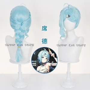 Zenless Zone Zero Seed Cosplay Costume Blue Long Wig Obol Squad Halloween Party Women Girls Carnival Role Play Suit