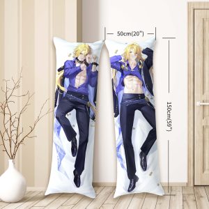 Zenless Zone Zero Hugo Body Pillow : ZZZ Fan-Made 2 Way Tricot Male Character Dakimakura