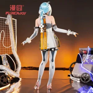 Zenless Zone Zero Seed Cosplay Costume Blue Long Wig Obol Squad Halloween Party Women Girls Carnival Role Play Suit