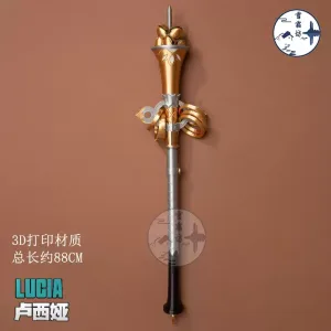 Zenless Zone Zero Lucia Cosplay Props Staff Weapons