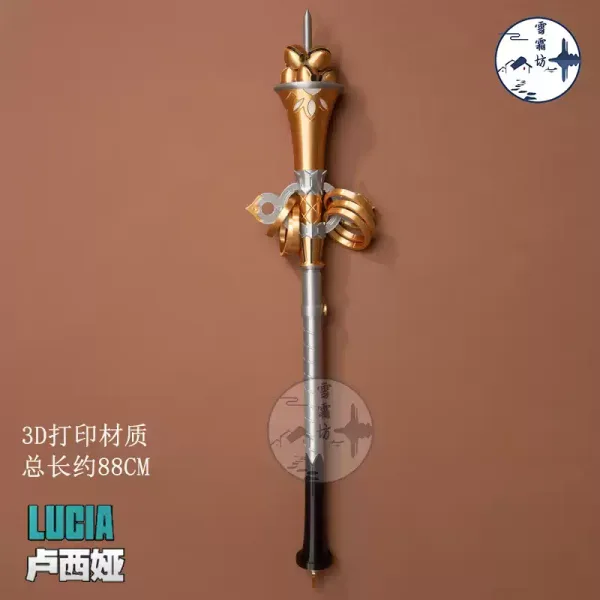 Zenless Zone Zero Lucia Cosplay Props Staff Weapons