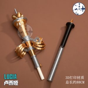 Zenless Zone Zero Lucia Cosplay Props Staff Weapons