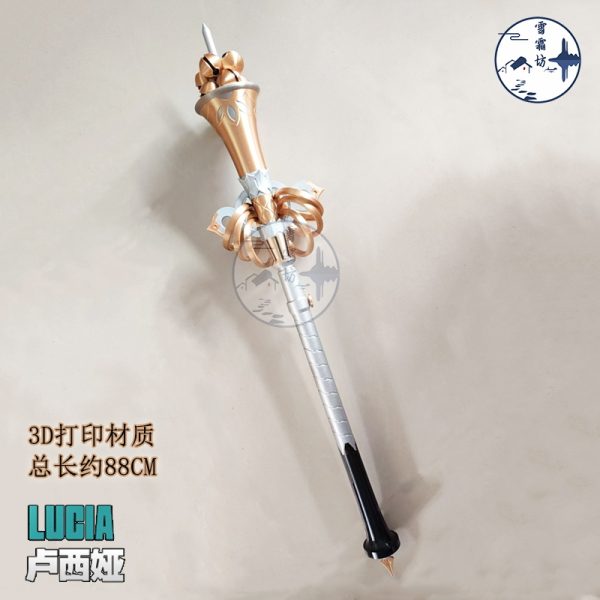 Zenless Zone Zero Lucia Cosplay Props Staff Weapons