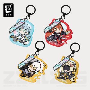 Zenless Zone Zero New Eridu Series Q-Type Obol Squad Acrylic Keychain (Nov 2025) | Zenlesszonezero.toys