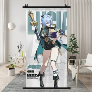 Zenless Zone Zero Lucia Exquisite Dormitory Vertical Bedside Hanging Scroll Decorative Hanging Painting