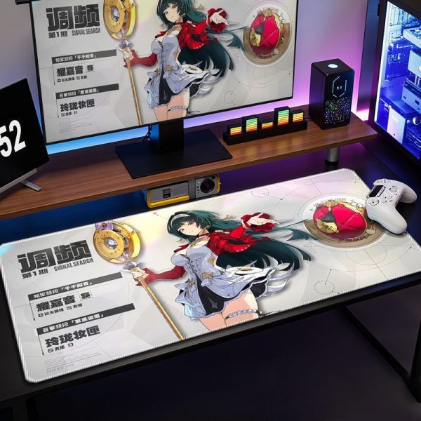 Zenless Zone Zero Obol Squad, Yunkui Summit Faction Mouse Seed Mousepad, Orphie, Trigger, Evelyn, Astra Yao, Ju Fufu, Pan Yinhu, Yi Xuan, Caesar King Anime Deskmat