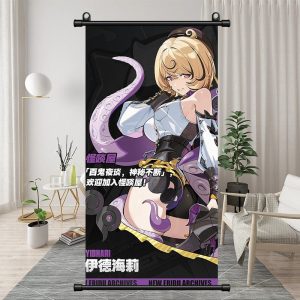Zenless Zone Zero Yidhari Exquisite Dormitory Vertical Bedside Hanging Scroll Decorative Hanging Painting