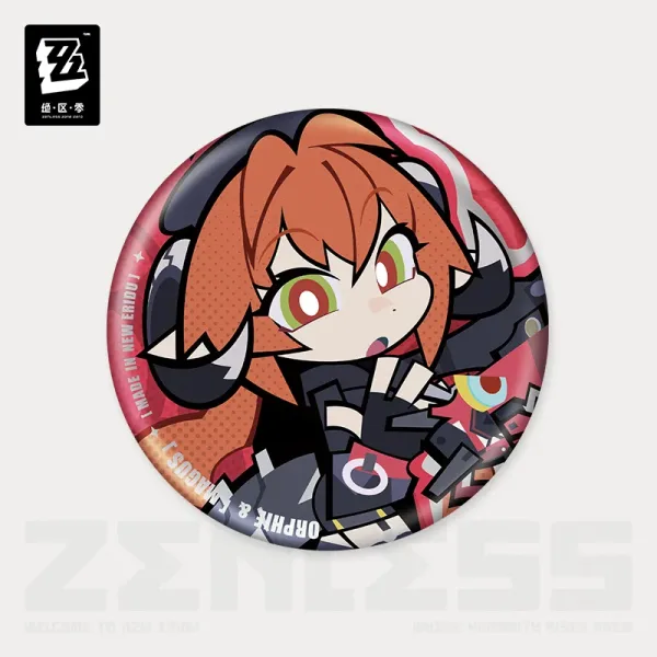 Zenless Zone Zero New Eridu Series Q-Type Obol Squad Tinplate Badges (Nov 2025)|Zenlesszonezero.toys