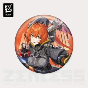 Zenless Zone Zero Obol Squad Character Tinplate Badge (Nov 2025) | Zenlesszonezero.toys