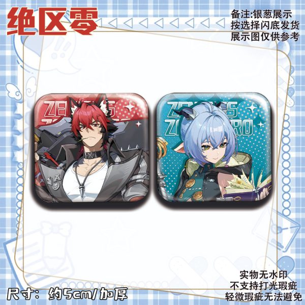 Zenless Zone Zero Manato & Lucia Double Flash Badge