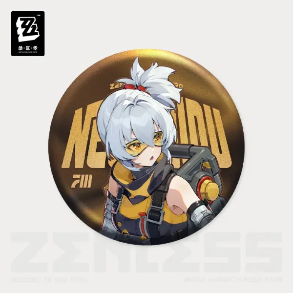 Zenless Zone Zero Obol Squad Character Tinplate Badge (Nov 2025) | Zenlesszonezero.toys
