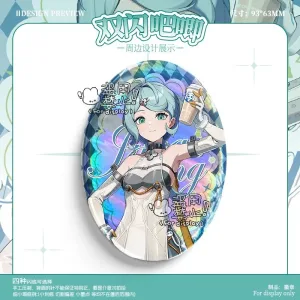 Zenless Zone Zero Orphie & Seed Oval Double Flash Badge