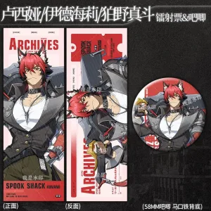 Zenless Zone Zero Yidhari, Manato, Lucia Laser Ticket and Badge