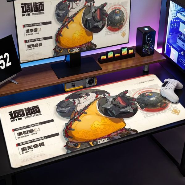 Zenless Zone Zero Obol Squad, Yunkui Summit Faction Mouse Seed Mousepad, Orphie, Trigger, Evelyn, Astra Yao, Ju Fufu, Pan Yinhu, Yi Xuan, Caesar King Anime Deskmat