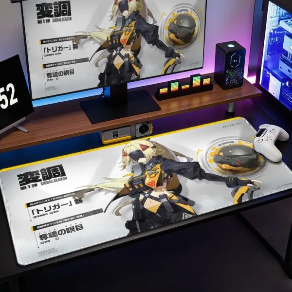 Zenless Zone Zero Obol Squad, Yunkui Summit Faction Mouse Seed Mousepad, Orphie, Trigger, Evelyn, Astra Yao, Ju Fufu, Pan Yinhu, Yi Xuan, Caesar King Anime Deskmat