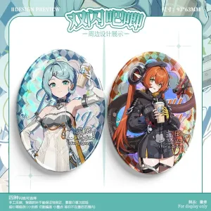 Zenless Zone Zero Orphie & Seed Oval Double Flash Badge