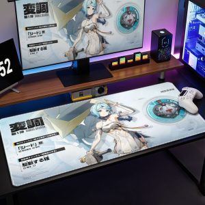 Zenless Zone Zero Obol Squad, Yunkui Summit Faction Mouse Seed Mousepad, Orphie, Trigger, Evelyn, Astra Yao, Ju Fufu, Pan Yinhu, Yi Xuan, Caesar King Anime Deskmat