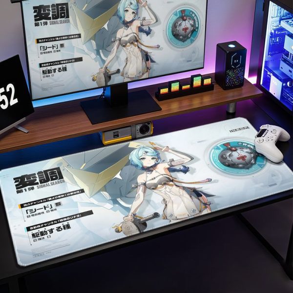 Zenless Zone Zero Obol Squad, Yunkui Summit Faction Mouse Seed Mousepad, Orphie, Trigger, Evelyn, Astra Yao, Ju Fufu, Pan Yinhu, Yi Xuan, Caesar King Anime Deskmat