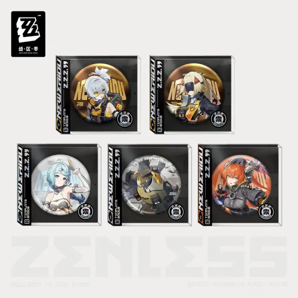 Zenless Zone Zero Obol Squad Character Tinplate Badge (Nov 2025) | Zenlesszonezero.toys