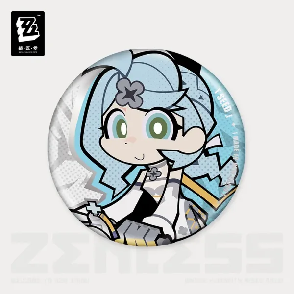 Zenless Zone Zero New Eridu Series Q-Type Obol Squad Tinplate Badges (Nov 2025)|Zenlesszonezero.toys