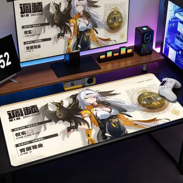 Zenless Zone Zero Obol Squad, Yunkui Summit Faction Mouse Seed Mousepad, Orphie, Trigger, Evelyn, Astra Yao, Ju Fufu, Pan Yinhu, Yi Xuan, Caesar King Anime Deskmat