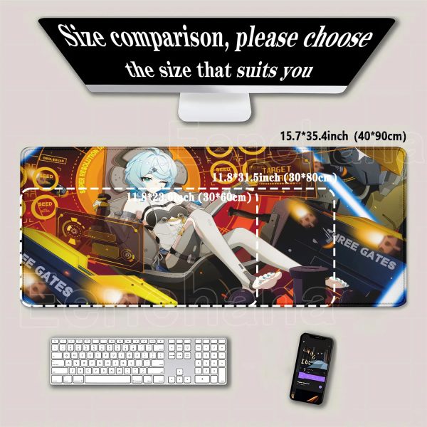 Zenless Zone Zero Seed Mouse Pads Games Large PC Gamer Cabinet Table Keyboard Mousepad Laptop office accessories Desk Mat