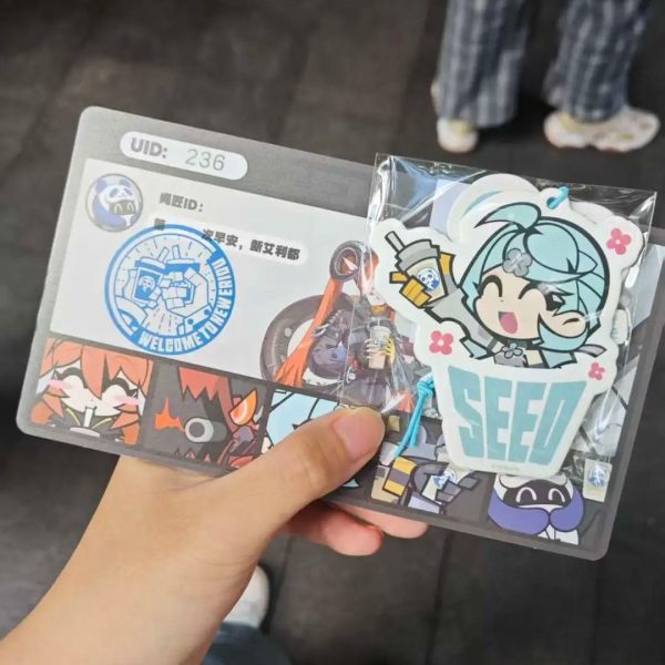 Zenless Zone Zero Theme Store Limited Peripheral Seed Orphie Four-Leaf Clover Card Postcard Collectible