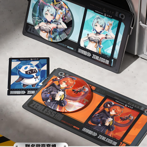 Cha Panda × Zenless Zone Zero Collaboration Seed, Orphie Acrylic Keychain, Badge, HD Card and Laser Ticket | Zenlesszonezero.toys