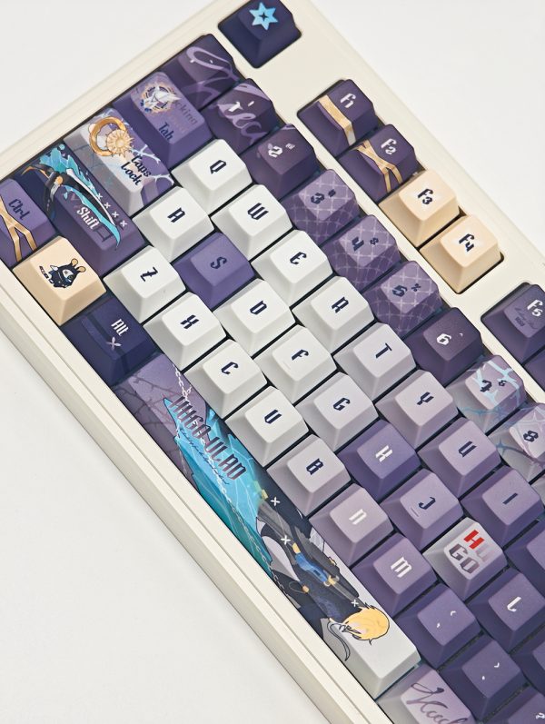 Zenless Zone Zero Toys Hugo Vlad Keycap Game Character & Hugo Vlad Display Keyboard ZZZ 128 Keycap