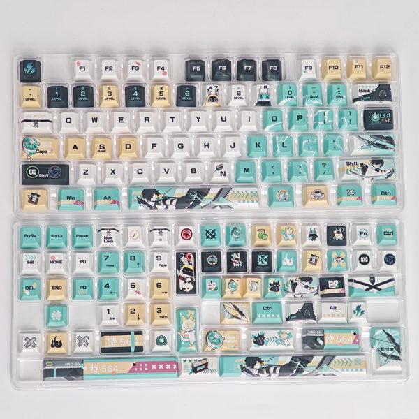 Zenless Zone Zero Toys Asaba Harumasa Keycap Game Character & Asaba Harumasa Display Keyboard ZZZ 138 Keycap