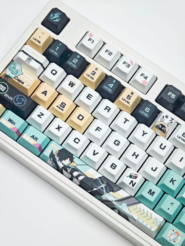 Zenless Zone Zero Toys Asaba Harumasa Keycap Game Character & Asaba Harumasa Display Keyboard ZZZ 138 Keycap