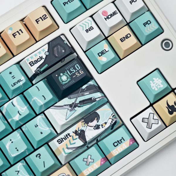 Zenless Zone Zero Toys Asaba Harumasa Keycap Game Character & Asaba Harumasa Display Keyboard ZZZ 138 Keycap
