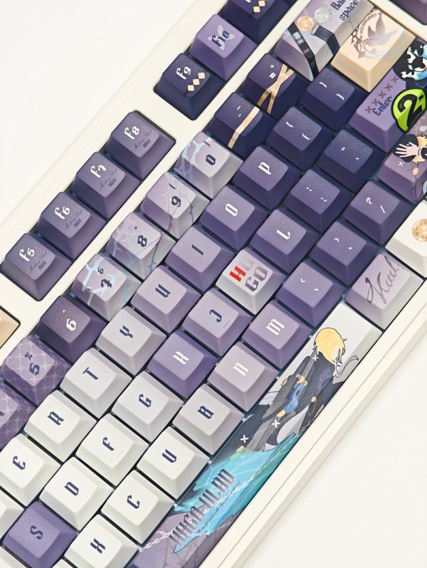 Zenless Zone Zero Toys Hugo Vlad Keycap Game Character & Hugo Vlad Display Keyboard ZZZ 128 Keycap