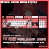 Zenless Zone Zero Toys Ukinami Yuzuha Keycap Game Character & Ukinami Yuzuha Keyboard ZZZ 108 Keycap