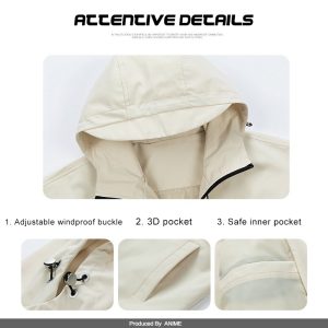 Zenless Zone Zero Ellen Joe Windbreaker ZZZ Shark Unisex Hoodie Zenless Fan Merch | Zenlesszonezero.toys