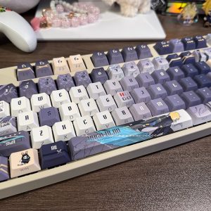 Zenless Zone Zero Toys Hugo Vlad Keycap Game Character & Hugo Vlad Display Keyboard ZZZ 128 Keycap