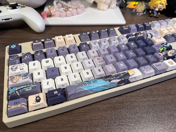 Zenless Zone Zero Toys Hugo Vlad Keycap Game Character & Hugo Vlad Display Keyboard ZZZ 128 Keycap