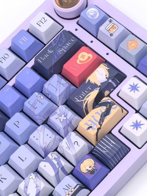 Zenless Zone Zero Toys Hugo Vlad Keycap Game Character & Hugo Vlad Display Keyboard ZZZ 140+ Keycap