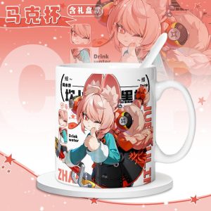 Zenless Zone Zero Ye Shun­guang, Dialyn, Banyue, Zhao Mug ZZZ Coffee Cup