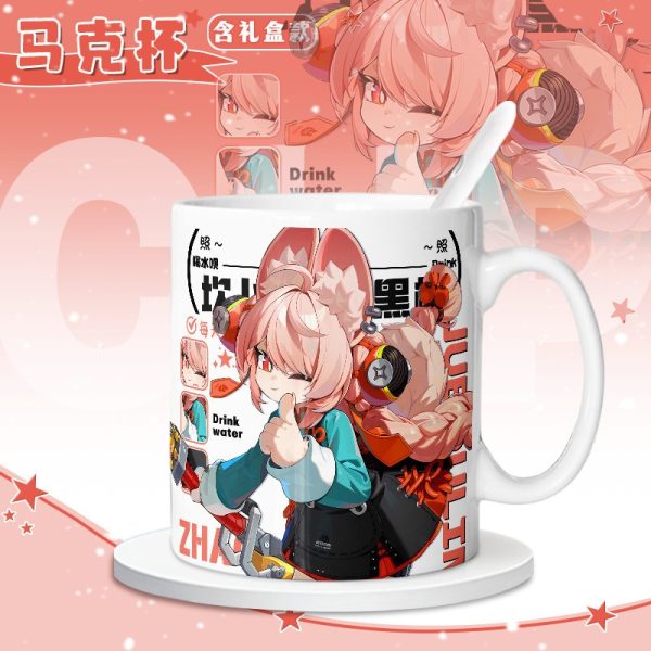 Zenless Zone Zero Ye Shun­guang, Dialyn, Banyue, Zhao Mug ZZZ Coffee Cup