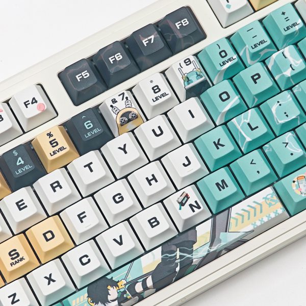 Zenless Zone Zero Toys Asaba Harumasa Keycap Game Character & Asaba Harumasa Display Keyboard ZZZ 138 Keycap