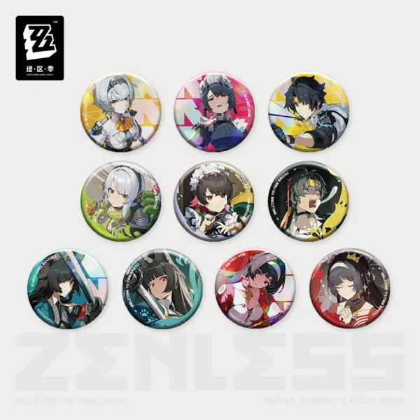 Zenless Zone Zero Tinplate Badge Blind Box - Part 1(Jan 2026)