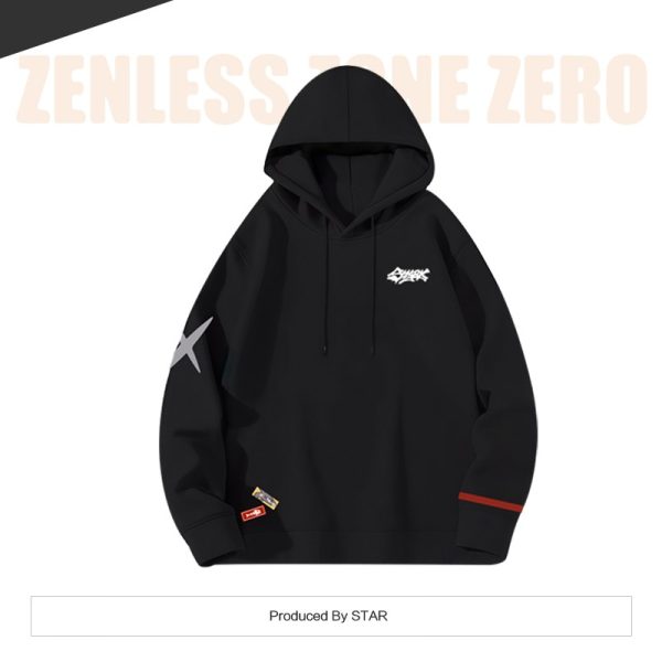 Zenless Zone Zero Ellen Joe Windbreaker ZZZ Shark Unisex Hoodie Zenless Fan Merch | Zenlesszonezero.toys