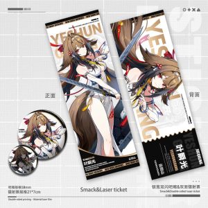 Zero Zone Zero Ye Shun­guang, Zhao, Banyue, Dialyn Laser Ticket, Badge Full Set