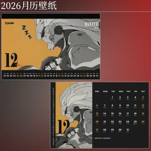 2026 Zenless Zone Zero Character Calendar Room Desktop Decoration Gifts